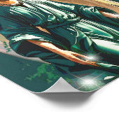 Poster Archangel Raphael Angel of Healing Wall Art Print (Coin)