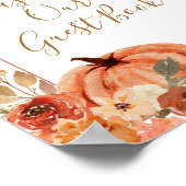 Poster Arche Boho Terracotta Citrouille S'il Vous Plaît S (Coin)