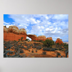 Poster Arche brisée, Parc national des Arches