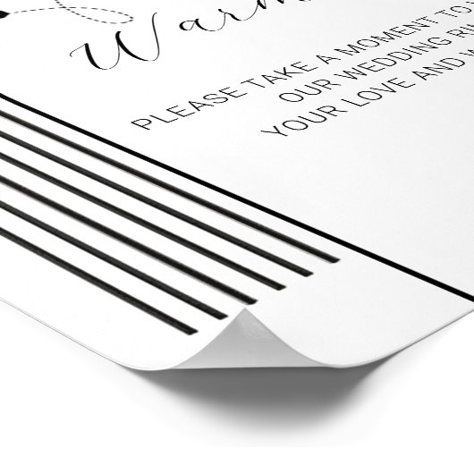 Poster Arche Cercles minimaux simples Signal Mariage de r (Coin)