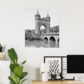 Poster Arche commémorative (Bureau à domicile)