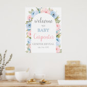 Poster Arche d'accueil de la révélation de genre (Cuisine)