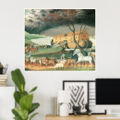 Poster Arche de Noé (Bureau à domicile)