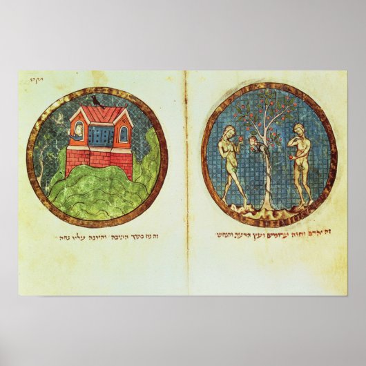 Poster Arche de Noé et Adam et Ève (Devant)