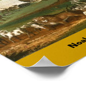 Poster Arche de Noé par Edward Hicks - 1846 (Coin)