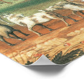 Poster Arche de Noé par Edward Hicks, Art populaire Vinta (Coin)