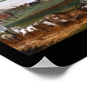 Poster Arche de Noé par Edward Hicks - Vers 1846 (Coin)