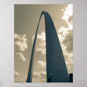 Poster Arche de passerelle vintage
