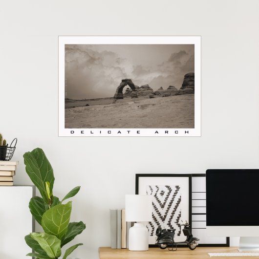 Poster Arche délicate (Bureau à domicile)