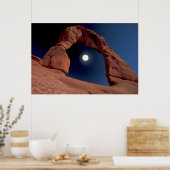 Poster Arche délicate | Arches National Park Utah (Cuisine)