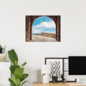 Poster Arche en pierre (Bureau à domicile)