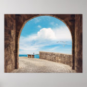 Poster Arche en pierre (Devant)