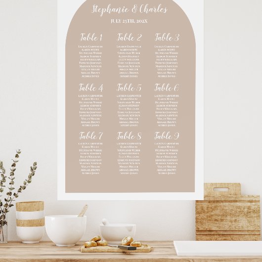 Poster Arche Mariage (Cuisine)