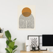 Poster Arche minimale du milieu du siècle (Bureau à domicile)