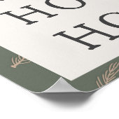 Poster Arche moderne Boho | Vert Et Or Qui Impriment (Coin)