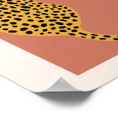 Poster Arche Vintage Boho Rust Rose Surdimensionnée Leopa (Coin)