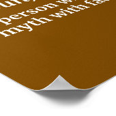 Poster Archéologue et anthropologue - Définition amusante (Coin)