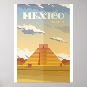 Poster Archeology Mexico