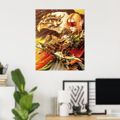 Poster Archer Céleste Et Aigle (Bureau à domicile)