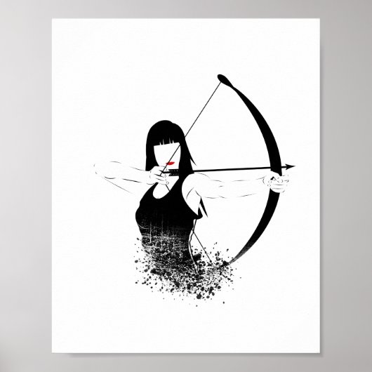 Poster Archer féminin (Devant)