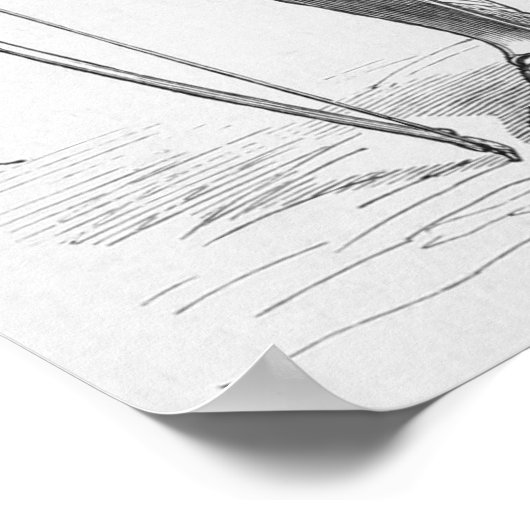 Poster Archer médiéval (Coin)