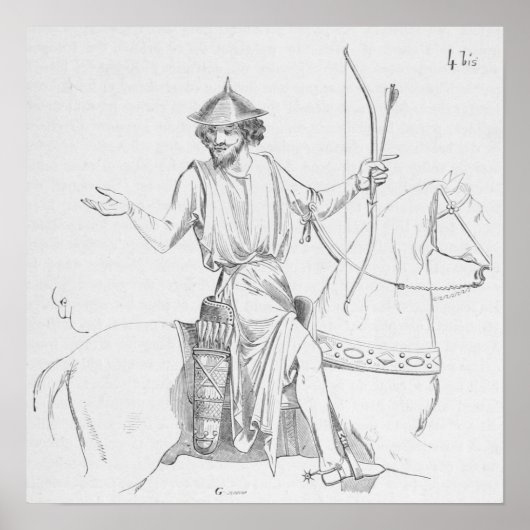 Poster Archer monté (Devant)