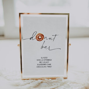 Poster ARCHER - Panneau minimaliste de la barre de Donut