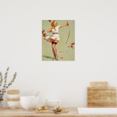 Poster Archery Pin-up (Cuisine)