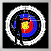 Poster Archery & target 01 (Devant)