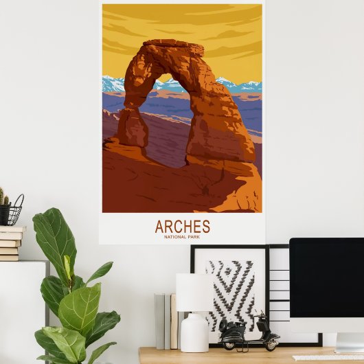 Poster Arches (Bureau à domicile)