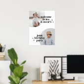 Poster Arches d'anniversaire pour les garçons (Bureau à domicile)