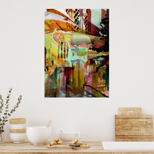 Poster Arches de Marrakech (Cuisine)