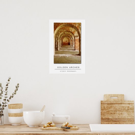Poster Arches d'or (Cuisine)