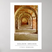 Poster Arches d'or (Devant)