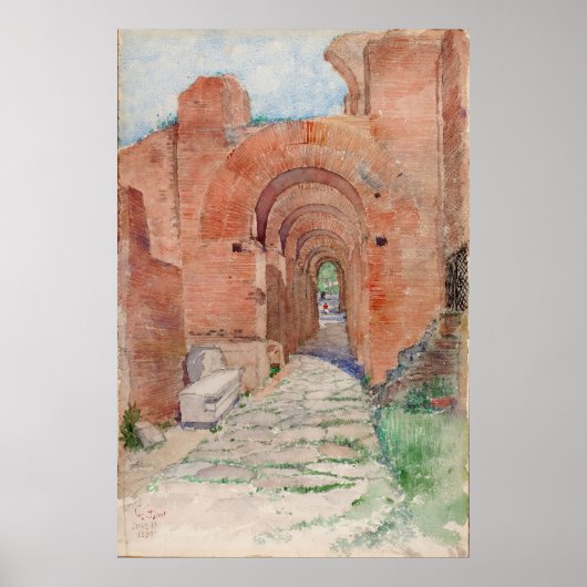 Poster Arches du Palais de Néron (1933) Cass Gilbert (Devant)