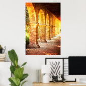 Poster Arches Mission San Juan Capistrano (Bureau à domicile)