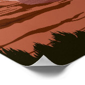 Poster Arches Parc National Delicate Arc Vintage (Coin)