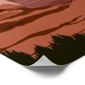 Poster Arches Parc National Delicate Arc Vintage (Coin)