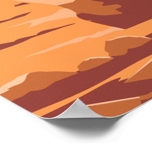 Poster Arches Parc National Utah Delicate Arch Art Retro (Coin)