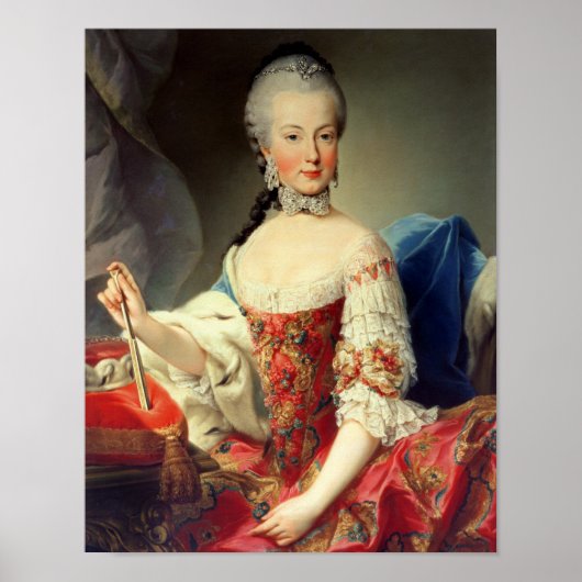 Poster Archevêque Maria Amalia Habsburg-Lothringen (Devant)