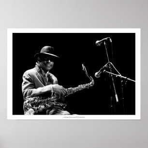 Poster Archie Shepp 1 par P. Baud Banlieues Bleues 2010 P