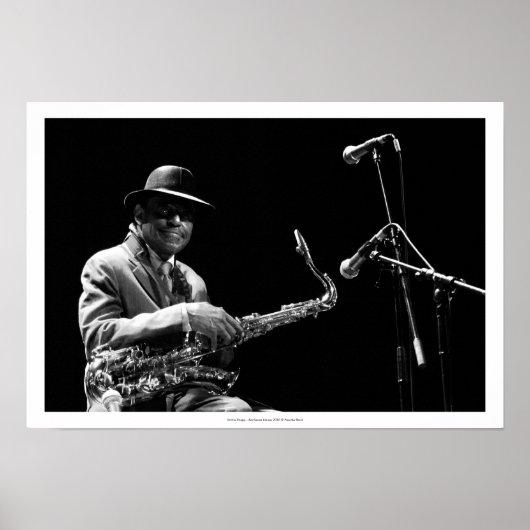 Poster Archie Shepp 1 par P. Baud Banlieues Bleues 2010 P (Devant)