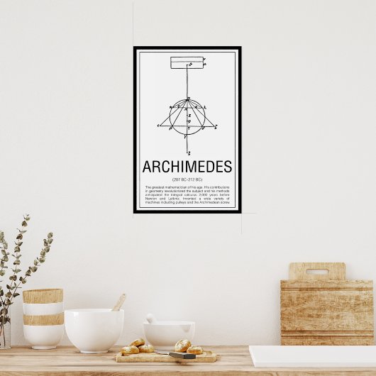 Poster Archimedes (Cuisine)