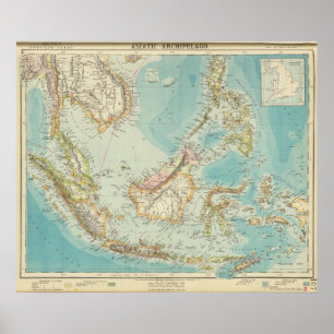 Poster Archipel asiatique 2