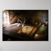 Poster Architect - Table de rédaction (Devant)