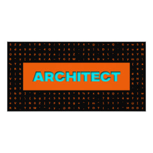 Poster Architecte