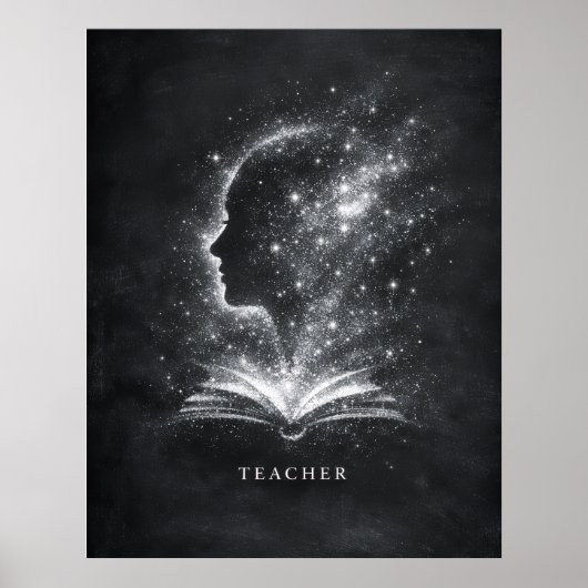 Poster Architecte de futurs esprits Art pour l'enseignant (Devant)