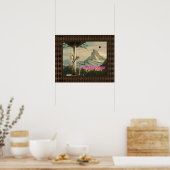 Poster Architecte de votre destination Collage surréalist (Cuisine)