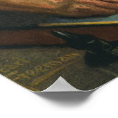 Poster Architecte d'entreprise vintage et plans de constr (Coin)