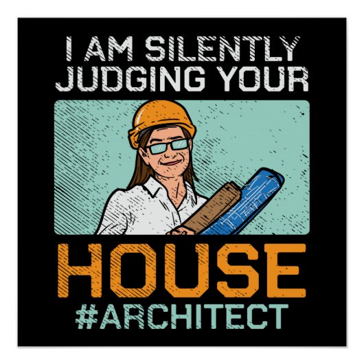 Poster Architecte - Juger votre maison (Devant)